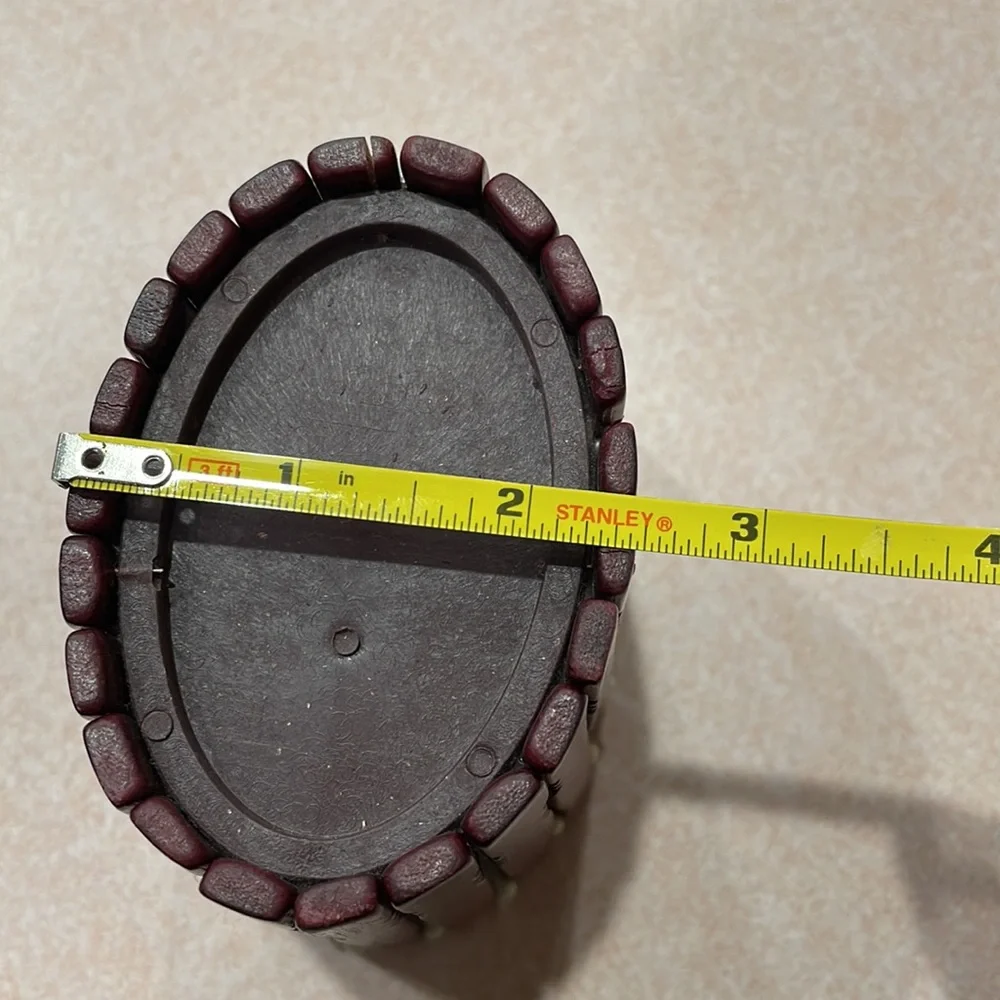 Wooden Basket Pen/Pencil Holder,  NWT